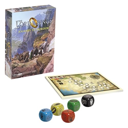 Ultra Pro Herr der Ringe: Journey to Mordor Würfelspiel, ideal für Freunde und Familientreffen, begeben Sie sich auf eine neue Reise, um den einen Ring im Mount Doom zu zerstören von Ultra Pro