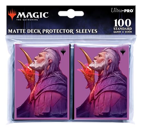 Ultra Pro - MTG Commander Masters 100ct Standard Size Card Sleeves - Urza, Lord High Artificer Artwork, Matte Finish mit ChromaFusion Technologie, Protect Magic: The Gathering Cards Deck Protectors von Ultra Pro