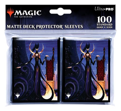 Ultra Pro - MTG Wilds of Eldraine Ashiok, Wicked Manipulator Standard Deck Protector Sleeves (100ct) Protect MTG Cards from Scuffs & Scratches, Safely Store Collectible Cards von Ultra Pro