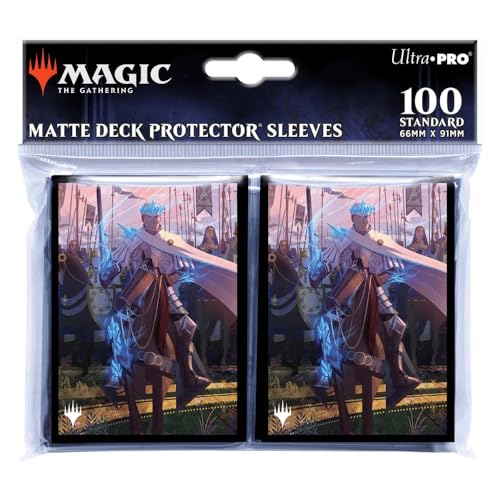 Ultra Pro - MTG Wilds of Eldraine Will, Scion of Peace (randlos) Standard-Deck-Schutzhüllen (100 ct) schützen MTG-Karten vor Schrammen und Kratzern, sammelbare Karten sicher aufbewahren von Ultra Pro