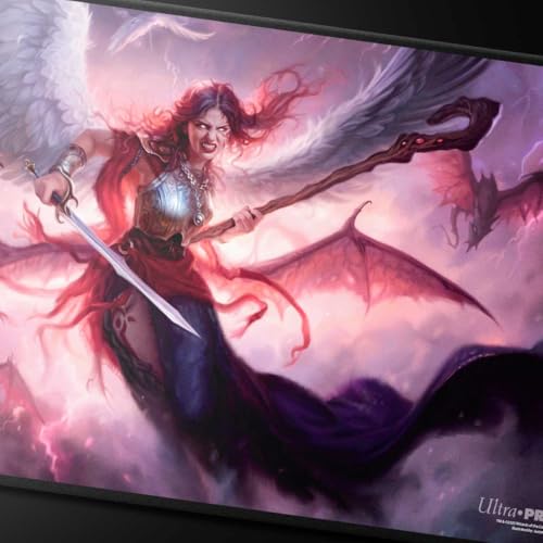 Ultra Pro - Magic: The Gathering - Commander Series - Three Color Wedge - Fan Vote - Kaalia Black Stitched Playmat - UK von Ultra Pro