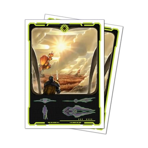 Ultra Pro - Magic: The Gathering - Edge of Eternities - Adagia, Windswept Bastion 105ct Apex Deck Protector Sleeves - UK von Ultra Pro