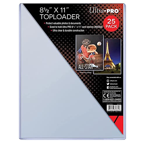 Ultra Pro Oversized Toploader 8.5 x 11 Protective Sleeves (25 Pack) von Ultra Pro