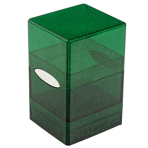 Ultra Pro Satin Tower Deck Box Deckbox - Farbe wählen -, Farbe:Glitter Green Ultra Pro Satin Tower Deck Box Deckbox - Farbe wählen -, Farbe:Glitter Green von Ultra Pro