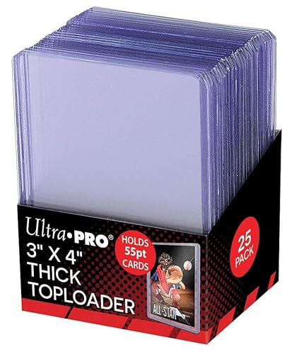 Ultra Pro Topload 3 x 4 Inch - Thicker Cards 55pt - 25 Stück von Ultra Pro