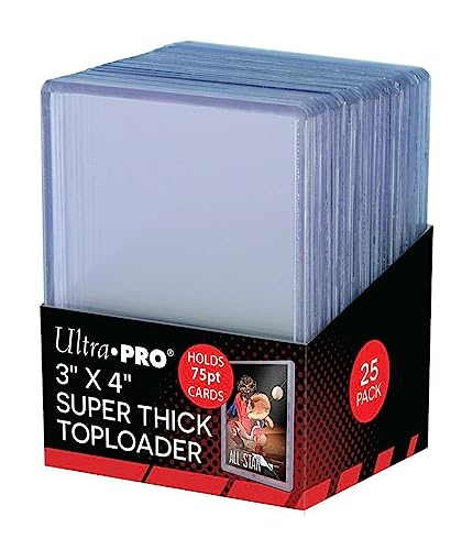 Ultra Pro Topload 3x4 Inch - Thicker Cards 75pt - 25 Stück von Ultra Pro