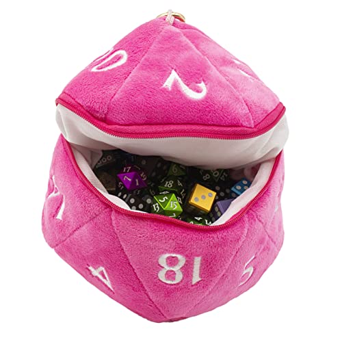 Ultra Pro UP - D20 Plush Dice Bag - Hot Pink von Ultra Pro