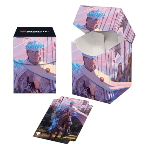 Ultra Pro - Wilds of Eldraine 100+ Deck Box Will, Scion of Peace for Magic: The Gathering, Protect & Store Commander MTG Decks, Sammelkartenaufbewahrung, Karten in Standardgröße, Sammelkarten Ultra Pro - Wilds of Eldraine 100+ Deck Box Will, Scion of Peace for Magic: The Gathering, Protect & Store Commander MTG Decks, Sammelkartenaufbewahrung, Karten in Standardgröße, Sammelkarten von Ultra Pro