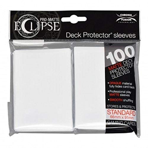 Ultra Pro upr85600 Eclipse Standard Pro Matt Karte Ärmeln, 100 Stück – Arctic weiß von Ultra Pro