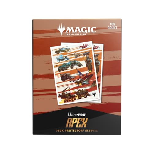 Ultra Pro: Magic The Gathering: Aetherdrift: 105ct Apex Deck Protector Sleeves Set Symbol: Finish Line Key Art Ultra Pro: Magic The Gathering: Aetherdrift: 105ct Apex Deck Protector Sleeves Set Symbol: Finish Line Key Art von Ultra Pro