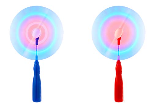 Ultra 1 Blau 1 Rot LED Schwenkventilator mit LED Leuchtstab Windmühle Kinder Rainbow Light Ventilator Batteriebetrieben Leuchtstab Rotierend LED Leuchtstab Glow Sticks Spielzeug Ultra 1 Blau 1 Rot LED Schwenkventilator mit LED Leuchtstab Windmühle Kinder Rainbow Light Ventilator Batteriebetrieben Leuchtstab Rotierend LED Leuchtstab Glow Sticks Spielzeug von UltraByEasyPeasyStore