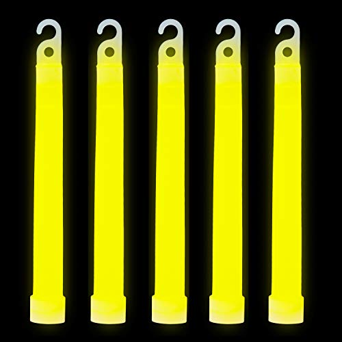 Ultra Packung 10 Gelb 6" Jumbo Leuchtstäbchen Power Knicklichter Glow in the Dark Farbe Leuchtstäbe Knicklichter Angeln Festival Zubehör Party Favors Leuchtstäbe Kinder Große Knicklichter Ultra Packung 10 Gelb 6" Jumbo Leuchtstäbchen Power Knicklichter Glow in the Dark Farbe Leuchtstäbe Knicklichter Angeln Festival Zubehör Party Favors Leuchtstäbe Kinder Große Knicklichter von UltraByEasyPeasyStore