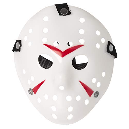 Ultra Weiße und rote Erwachsenenmaske Halloween Killermaske Hockeymaske Festival Hackermasken Kostümkostüm vS Cosplay Horror Herren Damen Halloween Gruselgesichtsmaske Erwachsenenmasken Kinder Ultra Weiße und rote Erwachsenenmaske Halloween Killermaske Hockeymaske Festival Hackermasken Kostümkostüm vS Cosplay Horror Herren Damen Halloween Gruselgesichtsmaske Erwachsenenmasken Kinder von UltraByEasyPeasyStore
