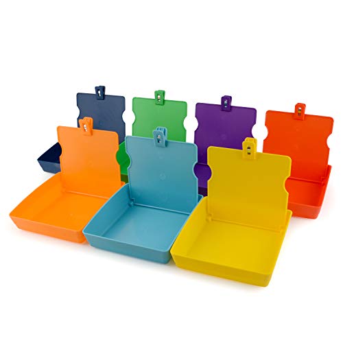 Ultrassist 7er-Pack Arbeitsschalen in der größten Größe für Dentallabore in 7 verschiedenen Farben, Kunststoffschalen mit passender Klammer Ultrassist 7er-Pack Arbeitsschalen in der größten Größe für Dentallabore in 7 verschiedenen Farben, Kunststoffschalen mit passender Klammer von Ultrassist