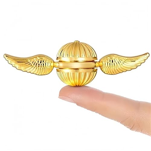 Umbrean Goldener Flügel-Spinner, Stress-Relief Spielzeug, Fokus-Verbesserer mit Drehbewegung, Finger Spinner Legierung Kleines Infinity Cube Fokus Gyro Stressabbau Anti Angst. von Umbrean
