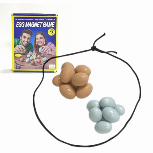 Umikk Magnetspiel Mit Schnur, Eiförmiges Magnetisches Schachspiel mit 16 Stück magnetischen Steinen, Spiel Magnetsteine, Magnet Schach,Geeignet für Familienfeiern, Geburtstagsparty-Spiele Umikk Magnetspiel Mit Schnur, Eiförmiges Magnetisches Schachspiel mit 16 Stück magnetischen Steinen, Spiel Magnetsteine, Magnet Schach,Geeignet für Familienfeiern, Geburtstagsparty-Spiele von Umikk