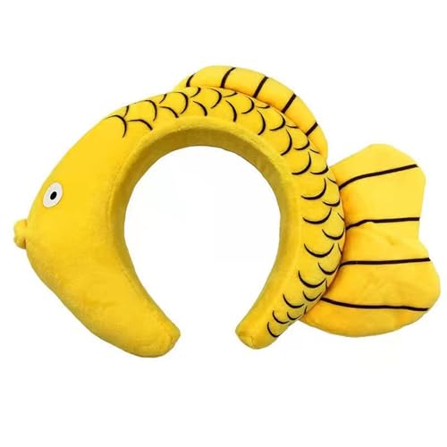 Umimiss Fisch Stirnband - Goldfisch Kostüm Accessoire für Damen - Gold, Gelb - 28 cm x 20 cm x 12 cm - Plüsch, Stoff - Halloween, Fisch-Thema - Stirnbänder für Damen Umimiss Fisch Stirnband - Goldfisch Kostüm Accessoire für Damen - Gold, Gelb - 28 cm x 20 cm x 12 cm - Plüsch, Stoff - Halloween, Fisch-Thema - Stirnbänder für Damen von Umimiss