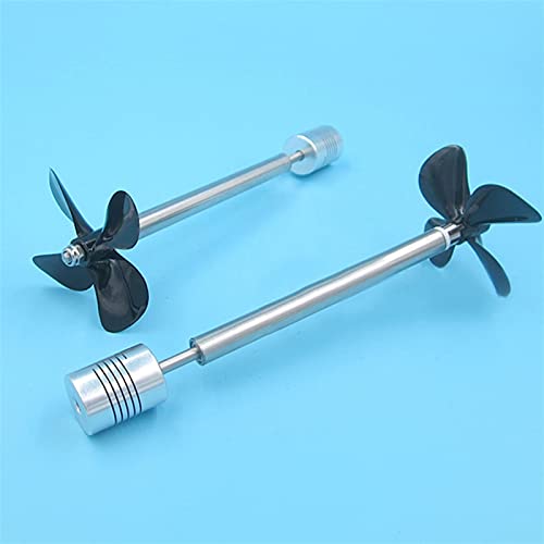 Uminino 4-Blade Propeller775 Motor Edelstahl Antriebswelle Integration Links rechts 10 cm / 13 cm / 15 cm / 20 cm 4-Blade Propeller Köderboot Luftschrauben (Color : 10cm A Set) von Uminino