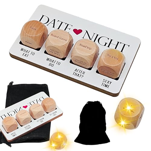 Date Night Würfel, Date Ideen für Paare, Romantisches Paar-Würfel-Set, Date Night Dice Valentinstag, Frauen und Männer, EIN anderes Dating-Erlebnis, Lustiges Geschenk zum Jahrestag, Geburtstag von Umllpet