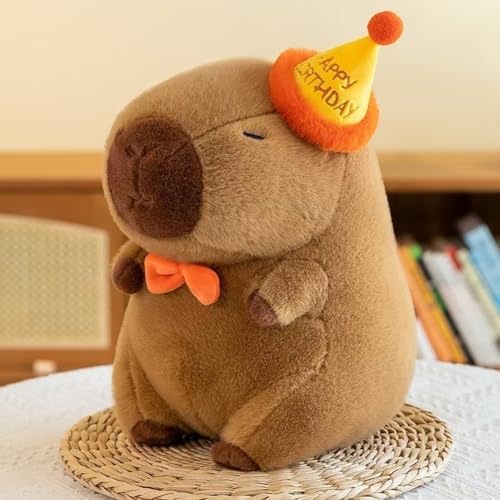 Umllpet 23cm Simulation Capybara Plüschtier, Capybara Kuscheltier, Niedlichen Capybara Plushie mit Geburtstag Stofftier, Geburtstagsgeschenk für Kinder von Umllpet