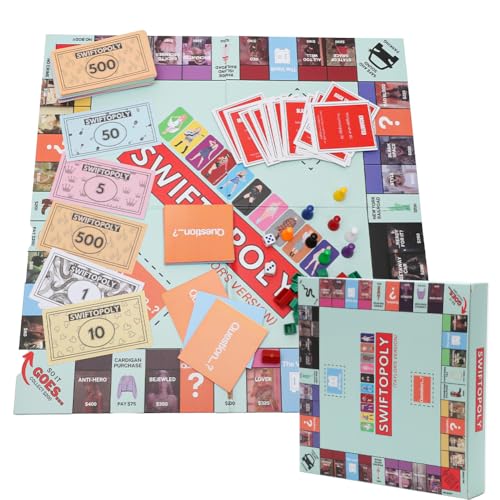 Umllpet Monopoly Brettspiel Ostergeschenk, klassisches Familienspiel für Erwachsene und Kinder, Couple Board Games, Brettspiel-Requisiten für Geburtstage Junggesellenabschiede und Spieleabende Umllpet Monopoly Brettspiel Ostergeschenk, klassisches Familienspiel für Erwachsene und Kinder, Couple Board Games, Brettspiel-Requisiten für Geburtstage Junggesellenabschiede und Spieleabende von Umllpet
