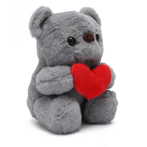 Umllpet Teddy Plüschbär mit Herz Rot, Teddy mit Liebe, Teddybär Plüschteddy Kuscheltier Schmusetier, Stofftier Teddy, Teddy mit Herz für Mama, Kinder, Mädchen, Geburtstag, Valentinstag (Hellgrau) Umllpet Teddy Plüschbär mit Herz Rot, Teddy mit Liebe, Teddybär Plüschteddy Kuscheltier Schmusetier, Stofftier Teddy, Teddy mit Herz für Mama, Kinder, Mädchen, Geburtstag, Valentinstag (Hellgrau) von Umllpet