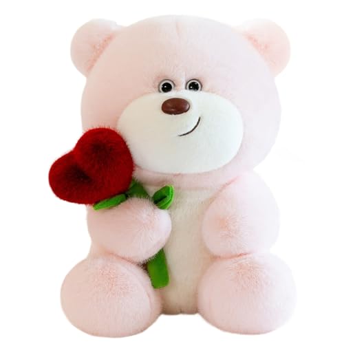 Umllpet Teddybär, Plüsch-Bär, Teddy mit Herz, Plüsch Kuschelbär, Teddybären Rose Stofftier Spielzeug Dekozimmer Kissen, Plüschtier Bär Kuscheltiere für Mama, Freundin, Geburtstag, Valentinstag(Rosa) Umllpet Teddybär, Plüsch-Bär, Teddy mit Herz, Plüsch Kuschelbär, Teddybären Rose Stofftier Spielzeug Dekozimmer Kissen, Plüschtier Bär Kuscheltiere für Mama, Freundin, Geburtstag, Valentinstag(Rosa) von Umllpet