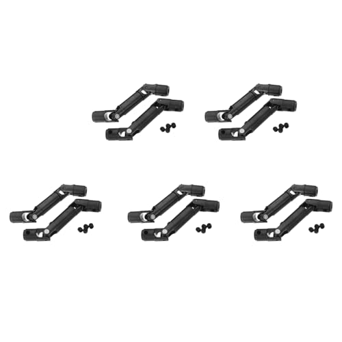 Umsoxhy 10 StüCke Upgrade Metall Antriebs Welle für 1/16 RC Auto Teile Crawler Truck, Schwarz Umsoxhy 10 StüCke Upgrade Metall Antriebs Welle für 1/16 RC Auto Teile Crawler Truck, Schwarz von Umsoxhy
