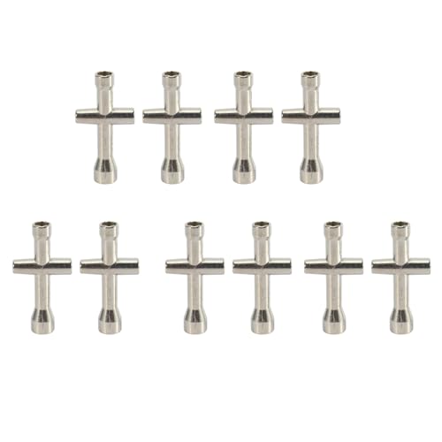 Umsoxhy 10x Spielzeug Zubehör 4/5 / 5,5 / 7Mm Kreuz SchlüSsel HüLse für Schrauben SchlüSsel RC 80132 für Modell Auto Rad Werkzeug Umsoxhy 10x Spielzeug Zubehör 4/5 / 5,5 / 7Mm Kreuz SchlüSsel HüLse für Schrauben SchlüSsel RC 80132 für Modell Auto Rad Werkzeug von Umsoxhy