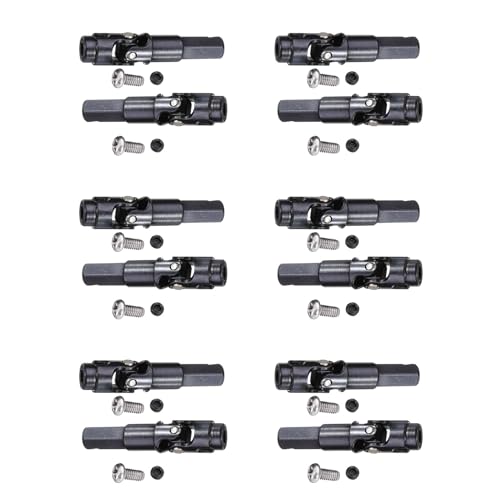 Umsoxhy 12 StüCk Metall Universalantriebswelle für C14 C24 C34 C44 B14 B16 B24 B36 1/16 RC Autoteile Umsoxhy 12 StüCk Metall Universalantriebswelle für C14 C24 C34 C44 B14 B16 B24 B36 1/16 RC Autoteile von Umsoxhy
