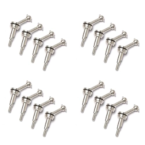 Umsoxhy 16Pcs 2Mm Extended Metal CVD Universalgelenkwellengetriebe für K969 K979 K989 P929 1/28 RC Car Upgrade Teile Umsoxhy 16Pcs 2Mm Extended Metal CVD Universalgelenkwellengetriebe für K969 K979 K989 P929 1/28 RC Car Upgrade Teile von Umsoxhy