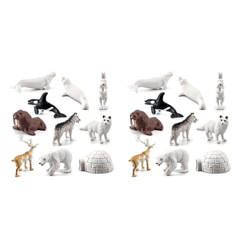 Umsoxhy 20 Stücke Mini Simulation Bunny Dichtungen Polars Rentier Tier Satz Kind Kognitive Bildung Spielzeug Umsoxhy 20 Stücke Mini Simulation Bunny Dichtungen Polars Rentier Tier Satz Kind Kognitive Bildung Spielzeug von Umsoxhy