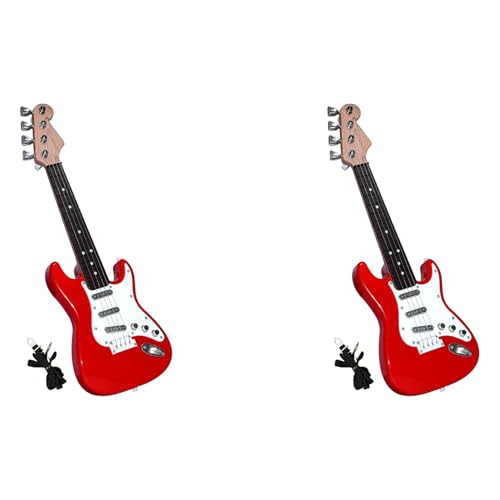 Umsoxhy 2Stück 17-Gitarrenspielzeug für Kinder, 4-Saitige E-Gitarre, Musikinstrumente für Kinder, Tragbares Elektronisches Instrumentspielzeug,B Umsoxhy 2Stück 17-Gitarrenspielzeug für Kinder, 4-Saitige E-Gitarre, Musikinstrumente für Kinder, Tragbares Elektronisches Instrumentspielzeug,B von Umsoxhy