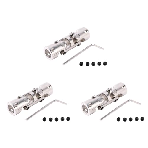 Umsoxhy 3X Rc Doppel Universal Gelenk Kardan Gelenk Gimbal Kupplungen mit Schraube, 4 X 4 mm Umsoxhy 3X Rc Doppel Universal Gelenk Kardan Gelenk Gimbal Kupplungen mit Schraube, 4 X 4 mm von Umsoxhy