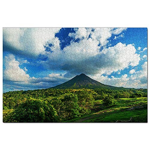 Costa Rica Vulkan-Puzzle, 1000 Teile, Spielkunstwerk, Reise-Souvenir, Holz von Umsufa