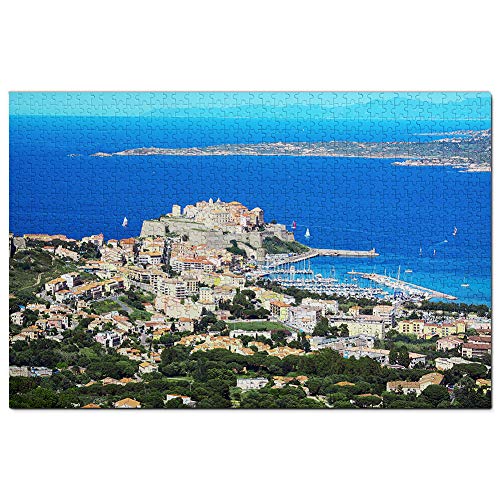 Frankreich Calvi Korsika Puzzle 1000 Teile Holzpuzzle Erwachsene Spielgrafik Reise Souvenir Holz von Umsufa