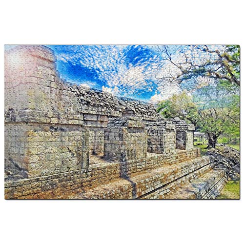 Honduras Puzzle 1000 Teile Copan Ruinas Honduras Puzzle Spiel Kunstwerk Reise Souvenir Holz von Umsufa