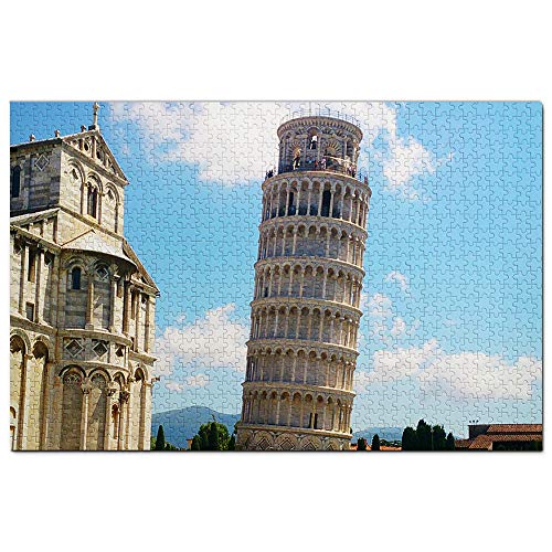 Italien Schiefer Turm von Pisa Puzzle 1000 Teile Spiel Kunstwerk Reise Souvenir Holz von Umsufa