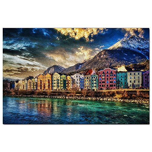 Österreich Innsbruck Puzzle 1000 Teile Holzpuzzle Erwachsene Spielgrafik Reise Souvenir Holz Österreich Innsbruck Puzzle 1000 Teile Holzpuzzle Erwachsene Spielgrafik Reise Souvenir Holz von Umsufa