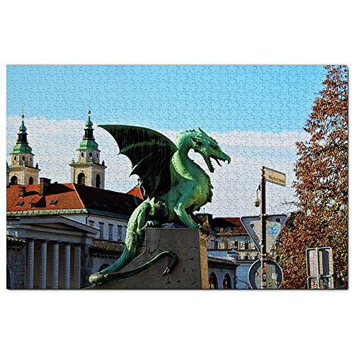 Slowenien Drachenbrücke Ljubljana Puzzle 1000 Teile Spiel Kunstwerk Reise Souvenir Holz Slowenien Drachenbrücke Ljubljana Puzzle 1000 Teile Spiel Kunstwerk Reise Souvenir Holz von Umsufa