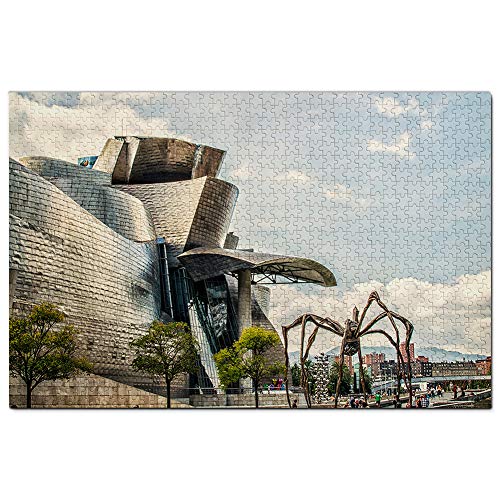 Spanien Guggenheim Museum Bilbao Puzzle 1000 Teile Holzpuzzle Erwachsene Spielgrafik Reise Souvenir Holz Spanien Guggenheim Museum Bilbao Puzzle 1000 Teile Holzpuzzle Erwachsene Spielgrafik Reise Souvenir Holz von Umsufa
