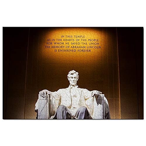 USA America Lincoln Memorial Washington Puzzle 1000 Teile Spiel Kunstwerk Reise Souvenir Holz von Umsufa