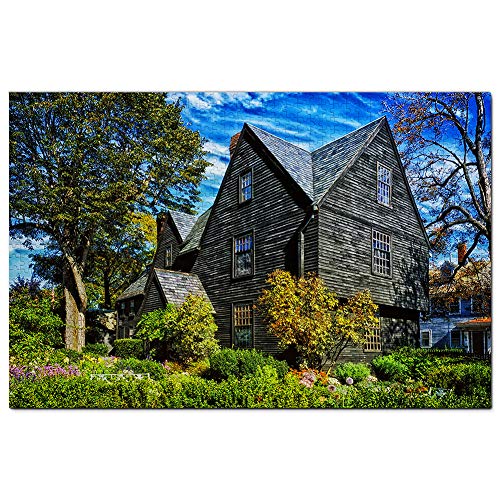 USA America Salem House of Seven Gables Puzzle 1000 Teile Spiel Artwork Reise Souvenir Holz von Umsufa