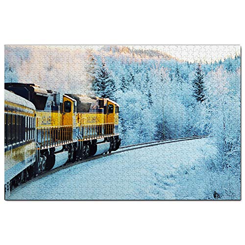 USA Amerika Alaska Eisenbahn Ankerpuzzle 1000 Teile Spiel Kunstwerk Reise Souvenir Holz von Umsufa