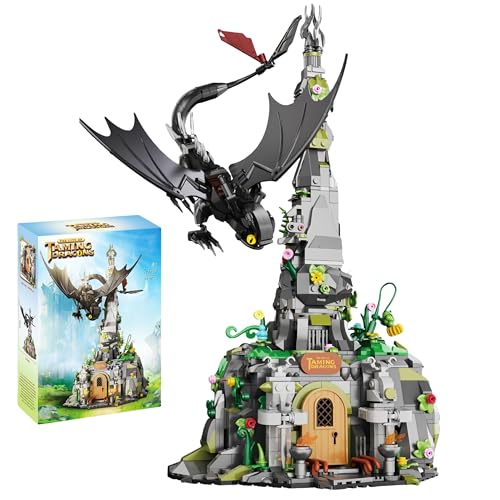 Drachen-Trainingsburg Bausteine Bausatz, Fantasie Festung aus Film und Fiktion mit Drachenfiguren, Kreatives Traumbauset für Kinder und Jugendliche, 998 Teile, kompatibel mit gängigen Marken Drachen-Trainingsburg Bausteine Bausatz, Fantasie Festung aus Film und Fiktion mit Drachenfiguren, Kreatives Traumbauset für Kinder und Jugendliche, 998 Teile, kompatibel mit gängigen Marken von Unativer