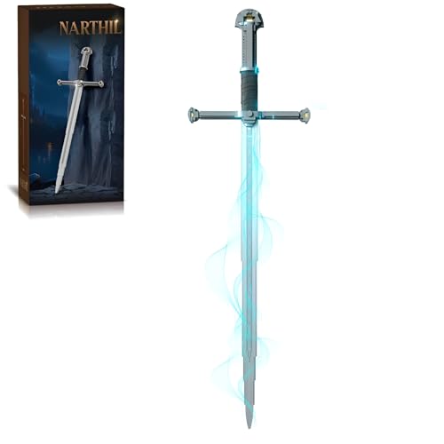 Narsils Schwert Bausteine Modell Set, 521 Teile König Schwert Bausteinset, Mittelalterliche Waffen Modellspielzeug für Erwachsene und Kinder, Cosplay Requisiten Dekoration (99024) von Unativer