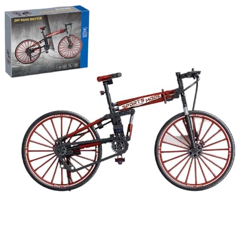 Technik Fahrrad Bausteine Bausatz, 258 Teile Off Road Bicycle Modell Bauset, Mountainbike Downhill Bike Modell Baukasten, Fahrrad Spielzeug für Kinder Erwachsene (941007) von Unativer
