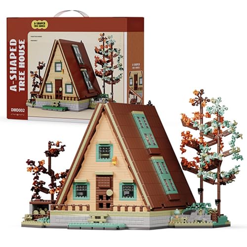 Unativer Baumhaus Bauset, 2061 Teile Mini-Bausteine, Kreatives Baumhaus Modellspielzeug aus Holz, Geschenkidee zu Weihnachten und Geburtstag für Erwachsene, Mädchen und Jungen ab 6 Jahren Unativer Baumhaus Bauset, 2061 Teile Mini-Bausteine, Kreatives Baumhaus Modellspielzeug aus Holz, Geschenkidee zu Weihnachten und Geburtstag für Erwachsene, Mädchen und Jungen ab 6 Jahren von Unativer