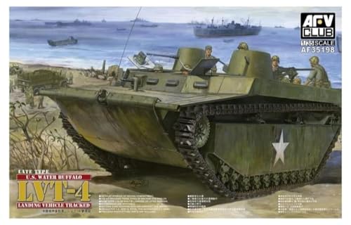 AFV Club 1/35 LVT-4 Water Buffalo Late - Militär-Modellbaukit (1/35) - Gepanzertes Kampffahrzeug - Für Jungen und Erwachsene - Männlich von AFV Club