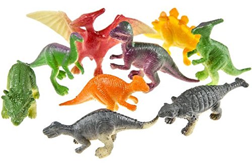 Unbekannt 12 Dinosaurier Figuren 5-6 cm groß Dino Mitgebsel Give Away Tombola von Unbekannt